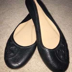 8.5 Tory Burch Black Ballet Shoes
